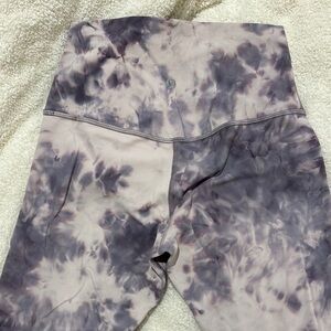 lululemon align high-rise crop  Tie-Dye Leggings - Purple